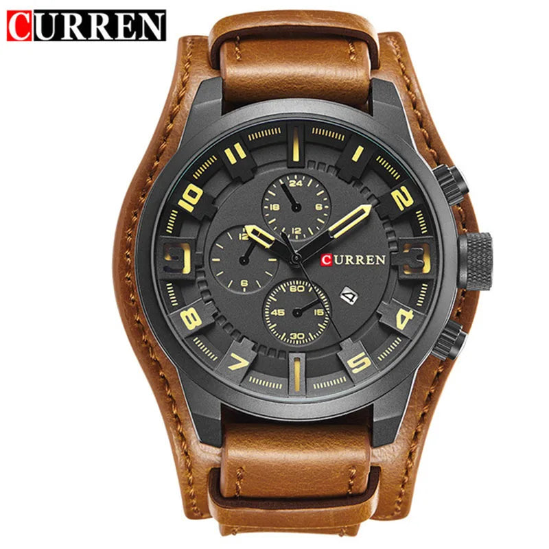 CURREN Classic Leather Quartz Watch