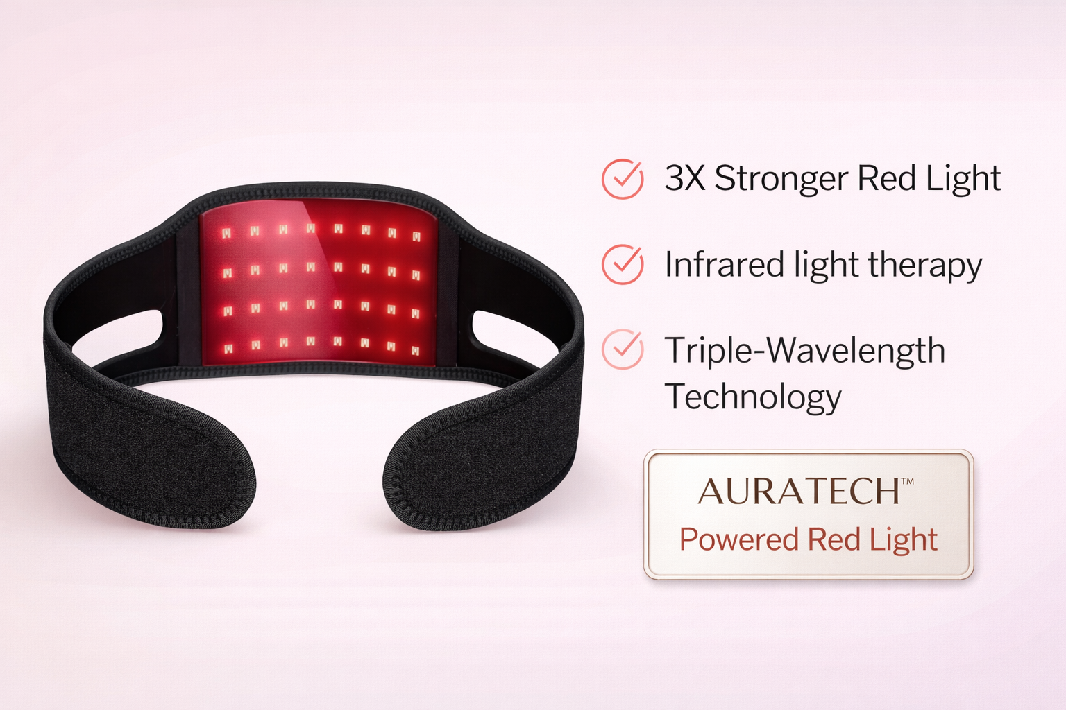AuraFlex Targeted LED Neck Pad