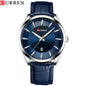 CURREN 45mm Leather Quartz Watch