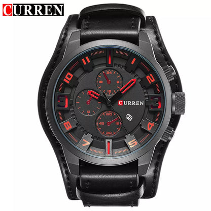 CURREN Classic Leather Quartz Watch