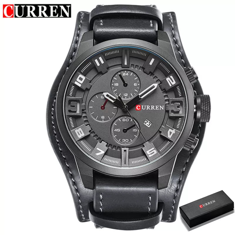 CURREN Classic Leather Quartz Watch