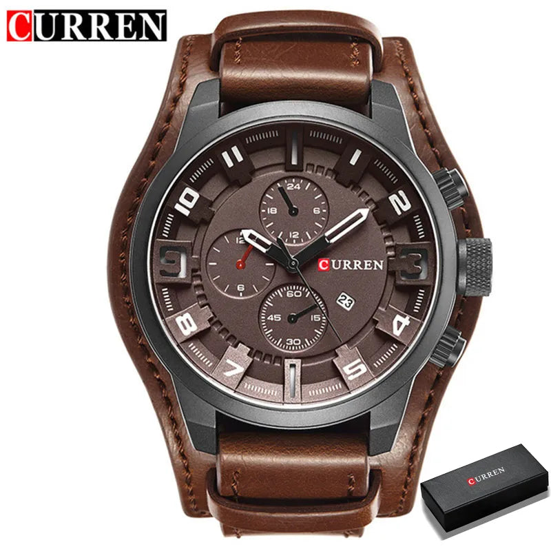CURREN Classic Leather Quartz Watch