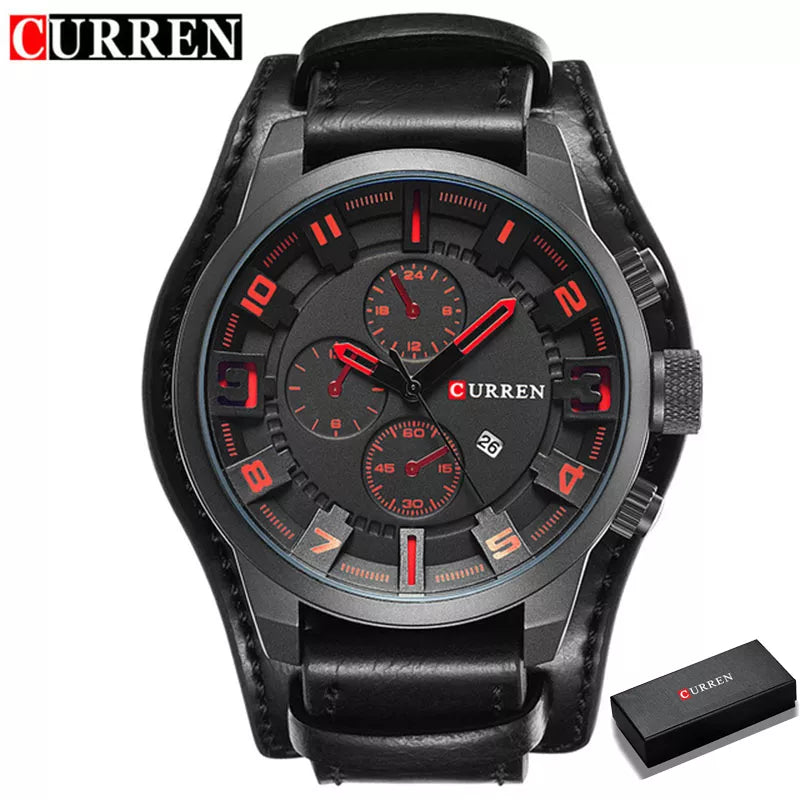 CURREN Classic Leather Quartz Watch
