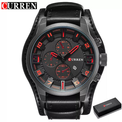 CURREN Classic Leather Quartz Watch