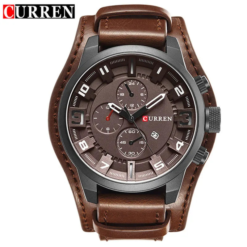 CURREN Classic Leather Quartz Watch