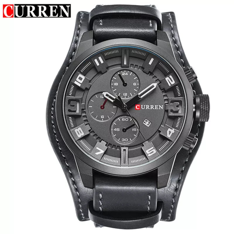 CURREN Classic Leather Quartz Watch