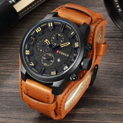 CURREN Classic Leather Quartz Watch