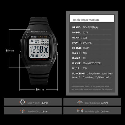 SKMEI Digital Sport Watch