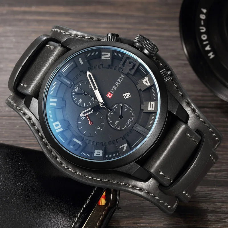 CURREN Classic Leather Quartz Watch