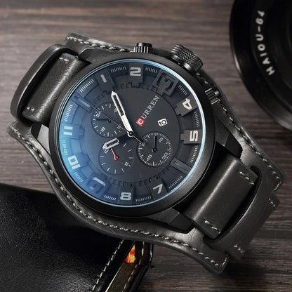 CURREN Classic Leather Quartz Watch