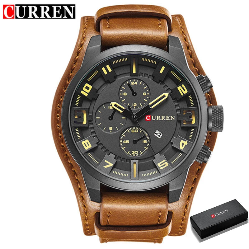 CURREN Classic Leather Quartz Watch