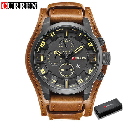 CURREN Classic Leather Quartz Watch