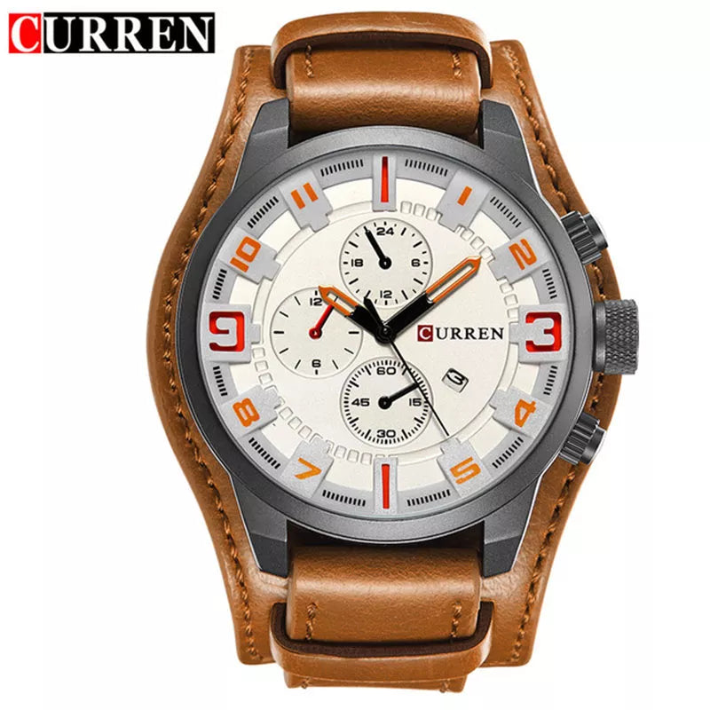 CURREN Classic Leather Quartz Watch
