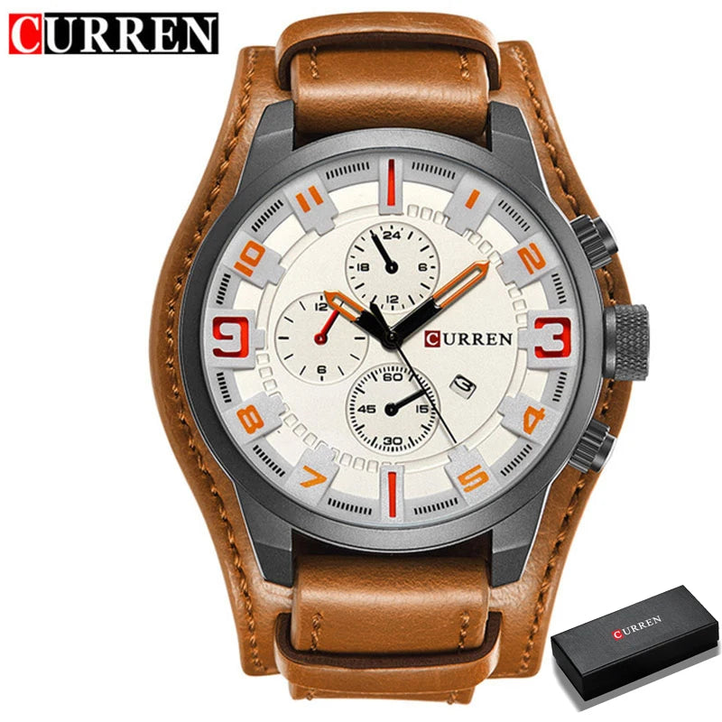 CURREN Classic Leather Quartz Watch