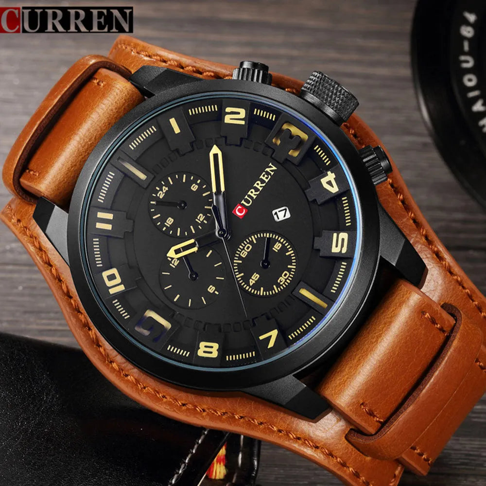 CURREN Classic Leather Quartz Watch