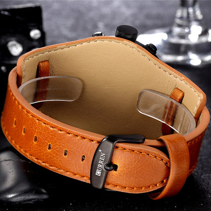CURREN Classic Leather Quartz Watch