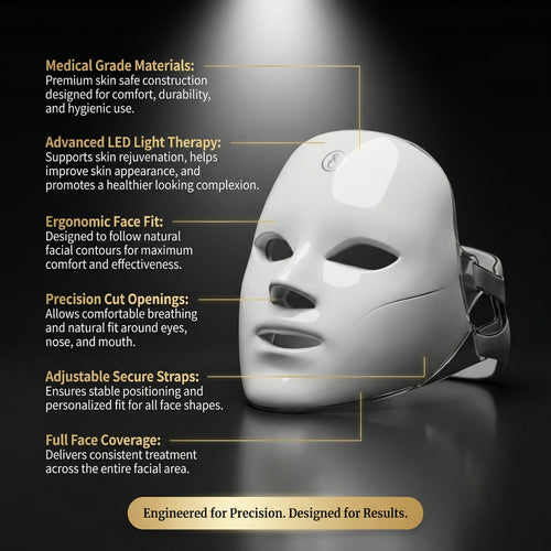 Wireless LED Light Therapy Face Mask