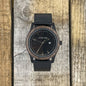 Inverness - Walnut & Black Leather