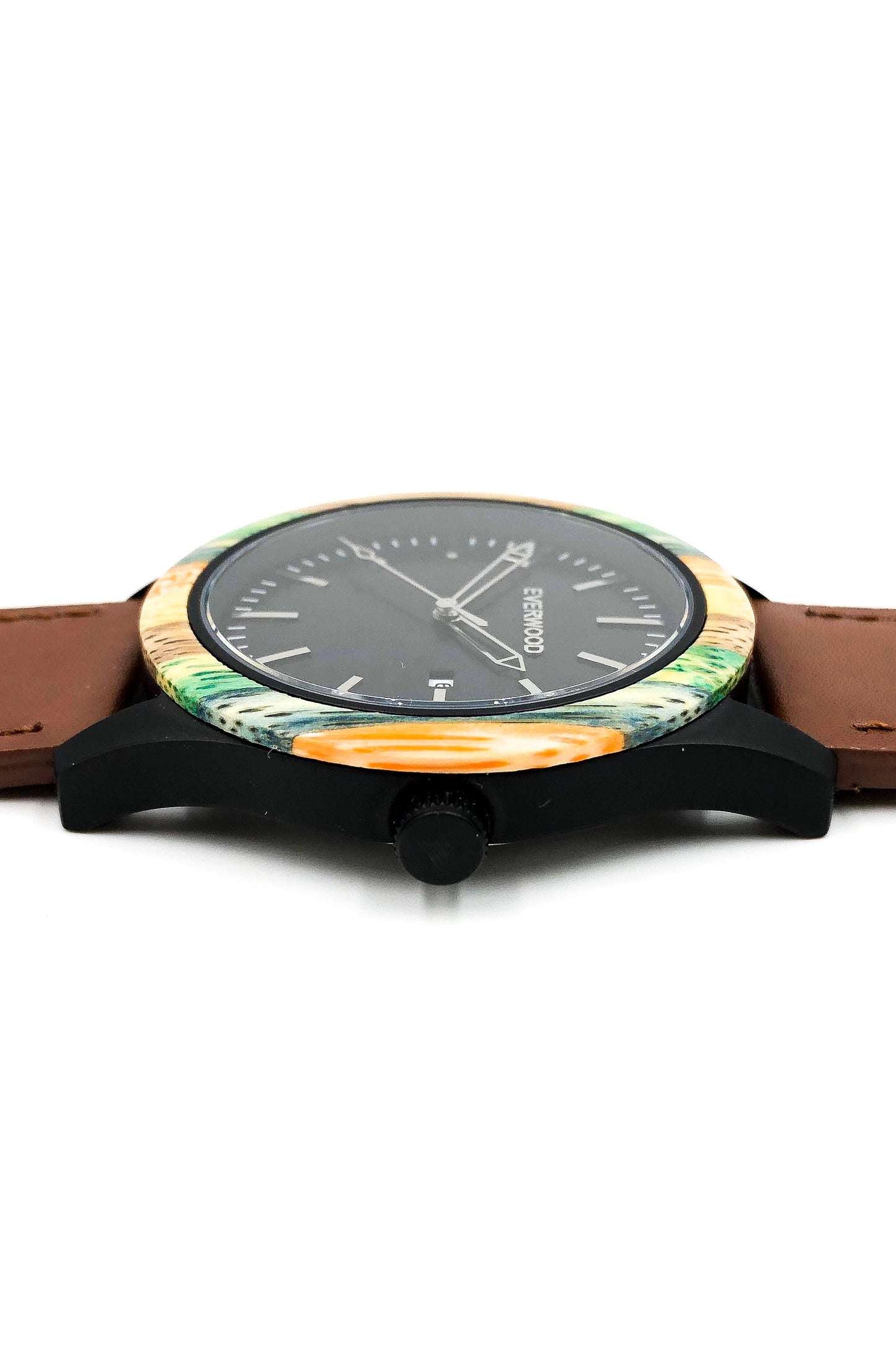 Inverness - Multi Bamboo & Brown Leather